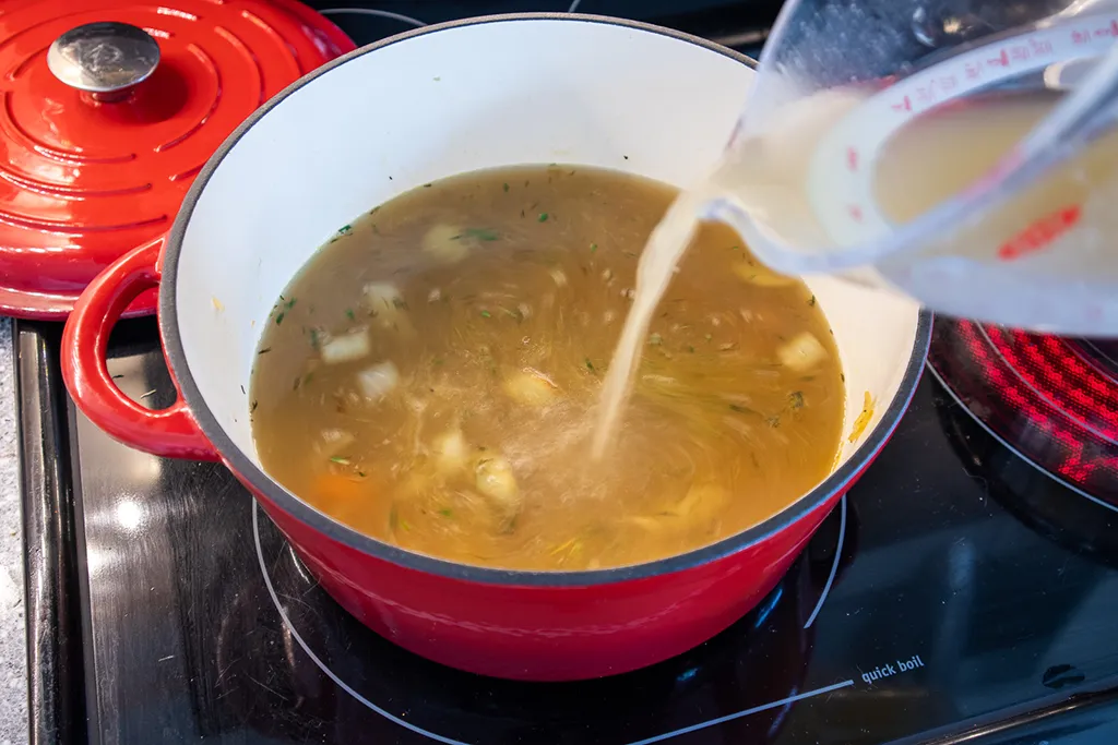 Cooking Chicken Noodle Soup